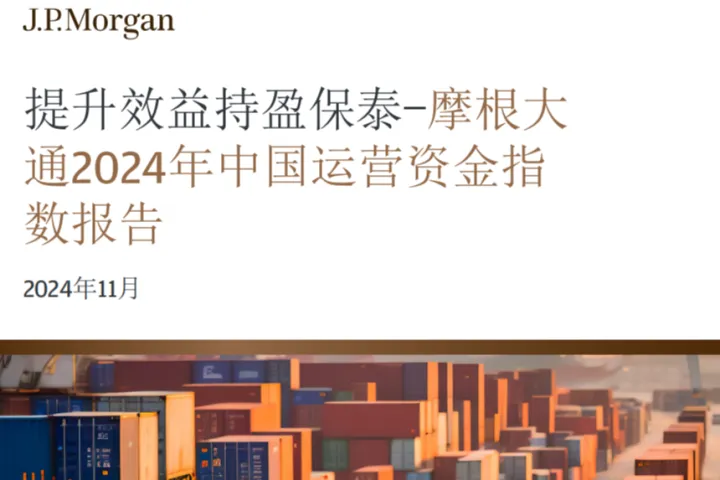 摩根大通：2024年中国运营<em>资金</em>指数报告