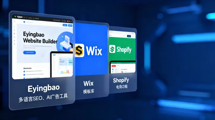 Eyingbao Website Builder对比Wix/Shopify：外贸建站选谁更省心？