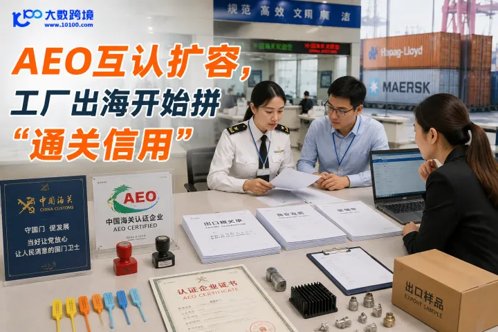 AEO互认扩容，工厂出海开始拼“通关信用”