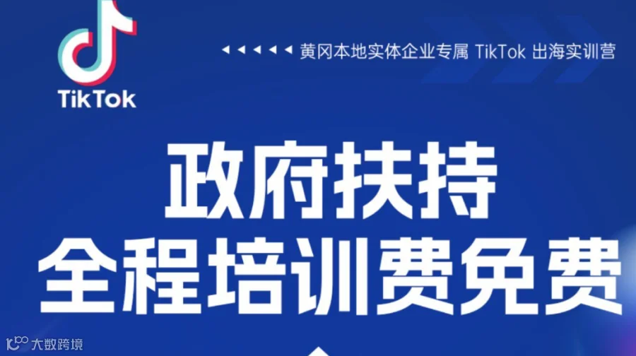 【黄冈本地实体企业专属 TikTok 出海实训营】政府扶持・全程培训费免费「仅 200 元场地实操耗