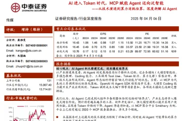 传媒行业从技术演进到算力消耗估算深度拆解AIAgentAI进入Token时代MCP赋能Agent迈向泛智能