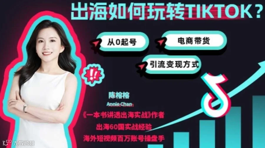 出海如何玩转TikTok？出海60国营销实战专家陈榕榕在线直播分享