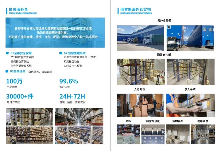 俄罗斯专线|白关头程+OZON/WB送仓