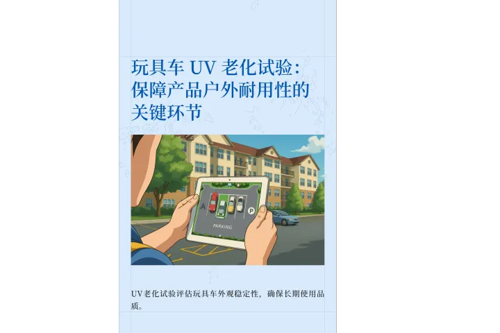 玩具车 UV 老化试验：保障产品户外耐用性的关键环节