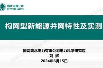 国网冀北电力有限公司2025构网型新能源并网特性及实测研究报告28页