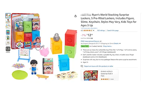 25-cv-01812，曾让300+卖家踩雷的Ryan's World双案突袭！