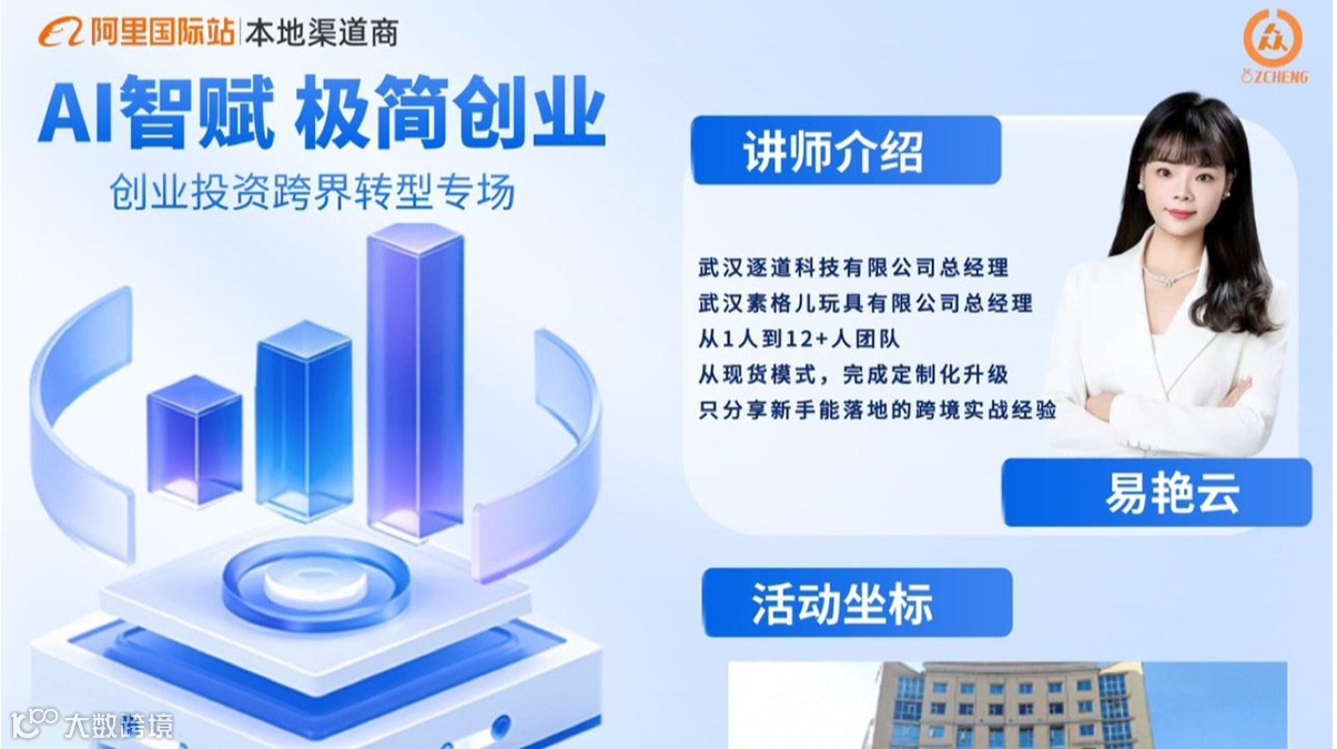咸宁外贸企业专属邀约：阿里国际站AI赋能跨境出海专场峰会