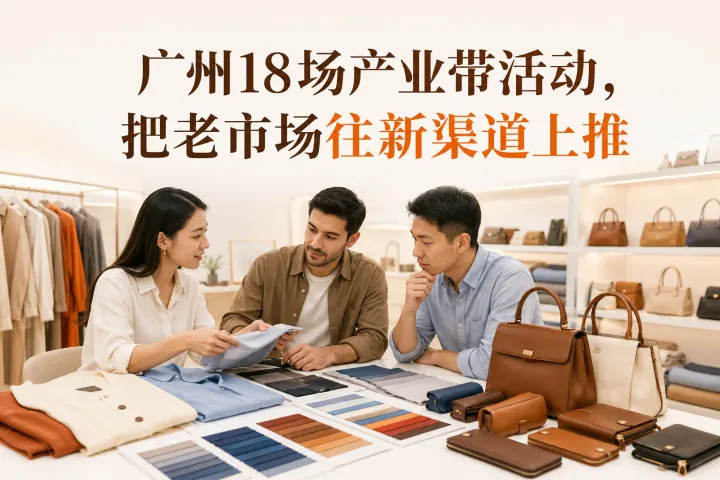广州18场产业带活动，在把老市场往新渠道上推