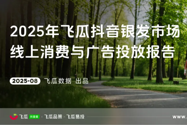 飞瓜数据飞瓜品策飞瓜易投:2025银发市场线上消费与广告投放报告