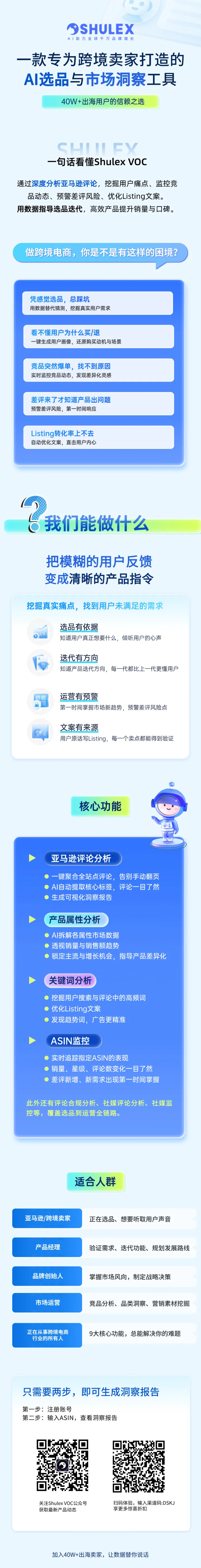 Shulex VOC｜AI驱动的选品与市场洞察工具