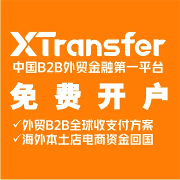 XTransfer开户-B2B收款和海外本土电商回款