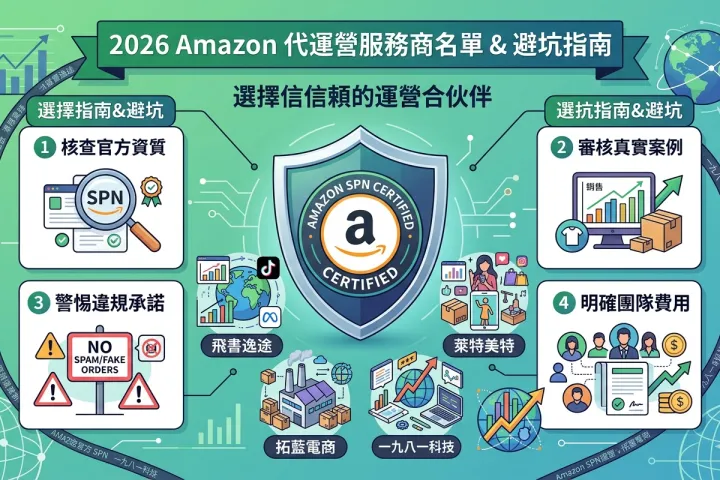 找代運營被坑過嗎？72家亞馬遜官方SPN服務(wù)商名單公開，別再交學費了