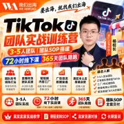  【我们出海】杨校长｜TikTok团队0-1搭建+运营实战陪跑训练营【3-5人】