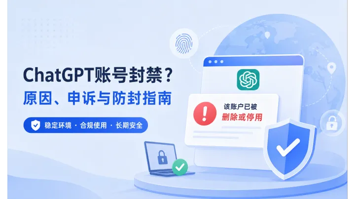 ChatGPT 账号封禁原因与解封全指南
