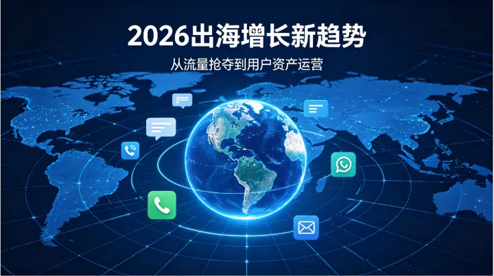 2026 出海增长新趋势：从流量抢夺到用户资产运营