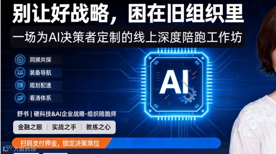 AI决策者系统升级实战工作坊——看清战略-组织系统地图