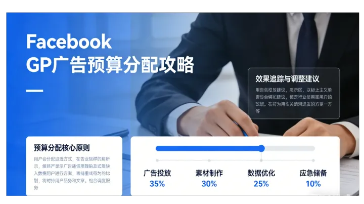 最新 Facebook GP广告预算分配攻略，新手不烧钱技巧