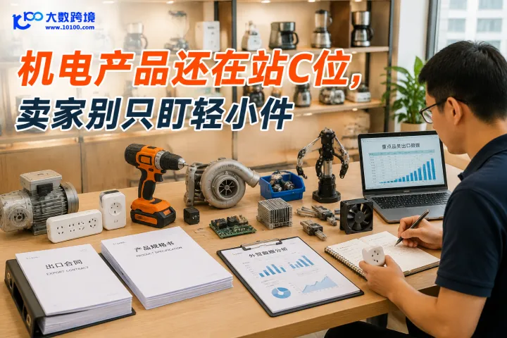 机电产品还在站C位，卖家别只盯轻小件