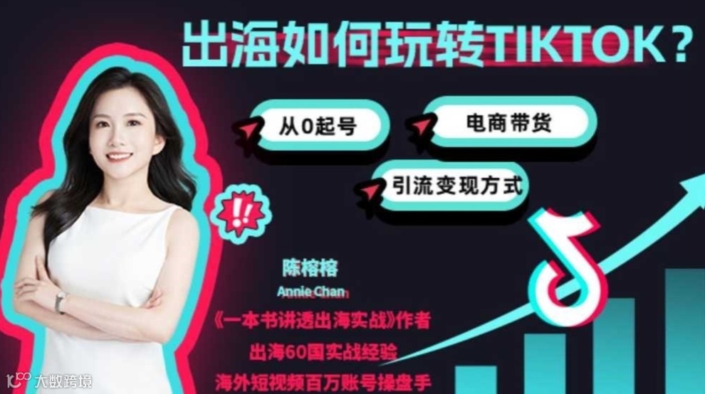 出海如何玩转TikTok？出海60国营销实战专家陈榕榕在线直播分享