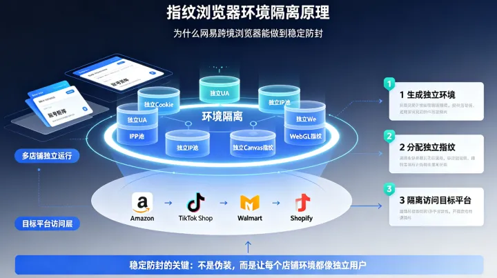 指纹浏览器环境隔离原理