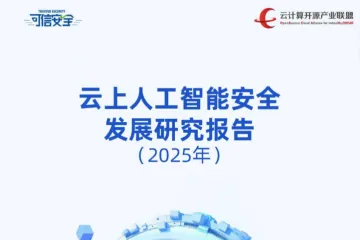 云计算开源产业联盟：云上人工智能安全发展研究报告