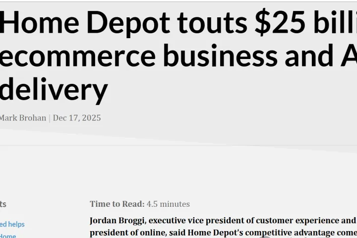 线上年销售额达250亿美元，家得宝转型之路越走越稳