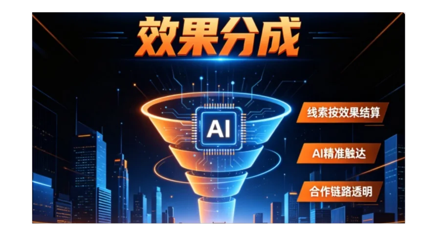 AI网络营销效果分成合作洽谈