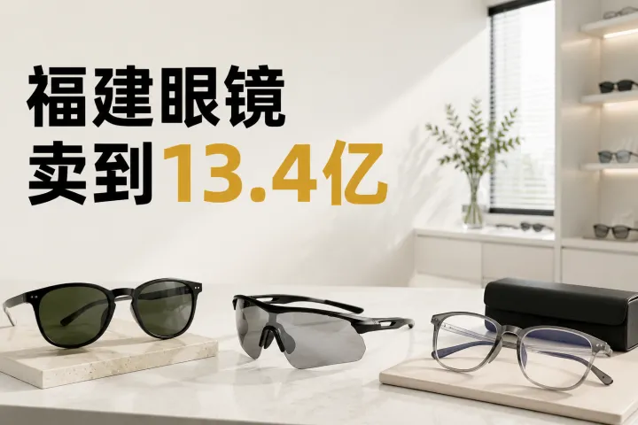 福建眼镜卖到13.4亿
