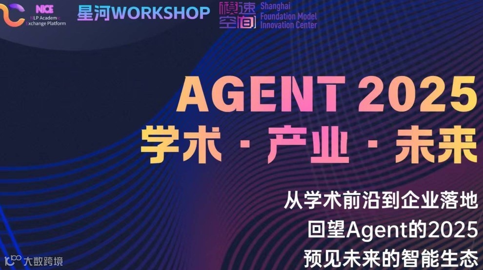 Agent 2025：学术·产业·未来 | NICE学术×上海人工智能实验室×模速空间年度活动