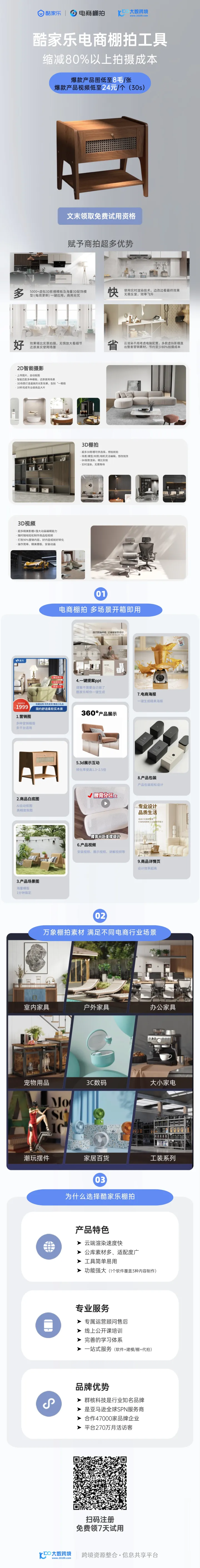 酷家乐电商棚拍|AI虚拟拍摄工具