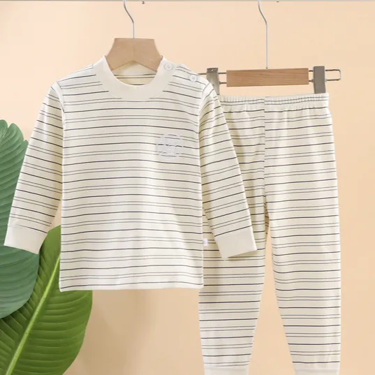 2023秋季新款儿童徳绒秋衣秋裤宝宝保暖家居服男童女童内衣套装