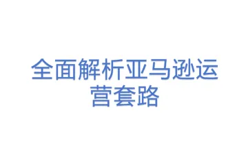 全面解析亚马逊运营套路