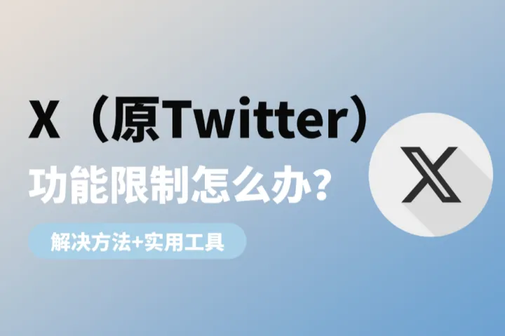 X（原Twitter）账户被锁定或是出现功能限制怎么办？