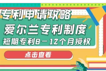 海外专利专利申请攻略:爱尔兰,短期专利8—12个月授权