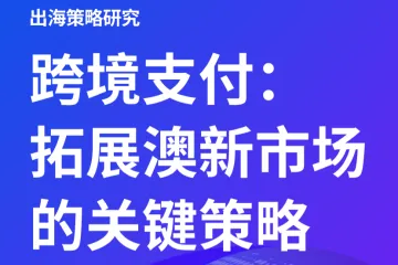 Airwallex空中云汇2025跨境支付拓展澳新市场的关键策略报告23页