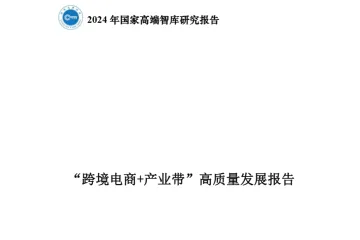 商务部研究院:2024“跨境电商+产业带”高质量发展报告(35页)