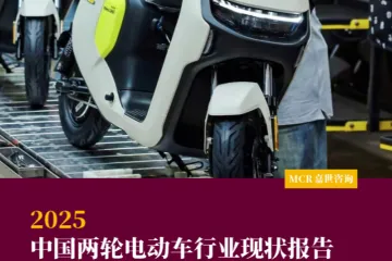 MCR嘉世咨询2025中国两轮电动车行业现状报告