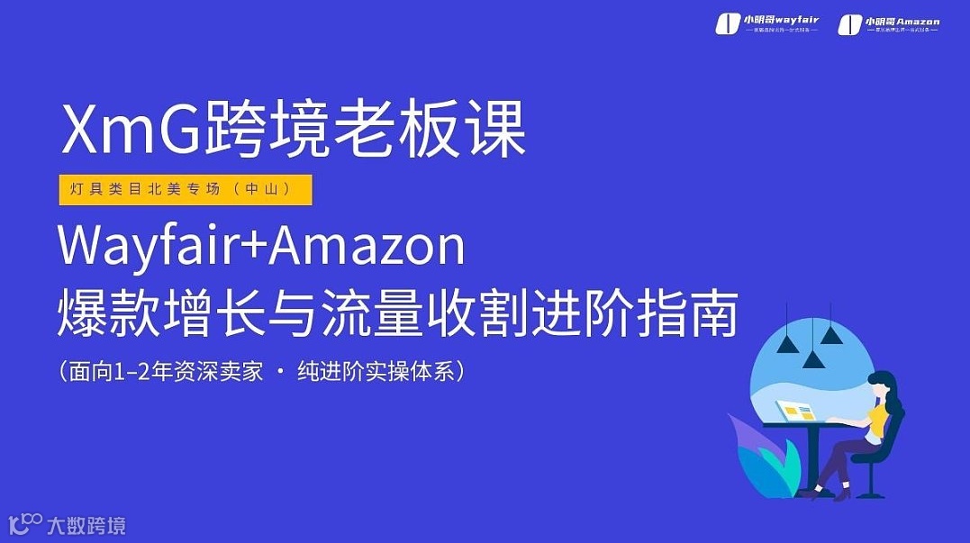 第17期XmG灯具类目跨境老板课(Wayfair＆Amazon爆款增长与流量收割进阶课