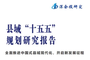 深企投：2025县域十五五规划研究报告