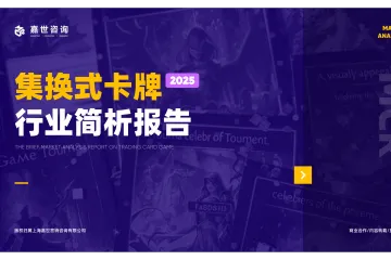 2025集换式卡牌行业简析报告16页