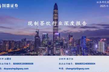 国盛证券：现制茶饮行业深度报告