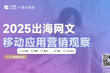 广大大霞光社2025出海网文应用营销洞察报告31页