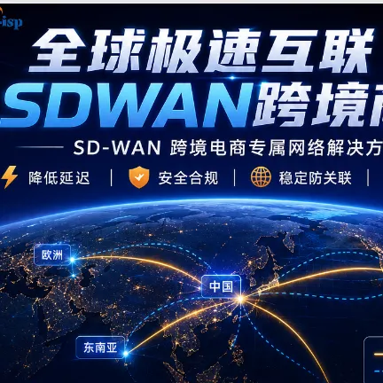 SDWAN跨境网络专线｜原生IP·独享带宽·企业加速