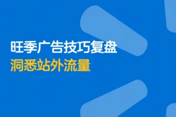 【旺季广告技巧复盘】洞悉站外流量(1)