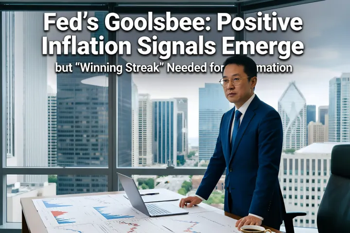 美联储Goolsbee最新表态：通胀出现积极信号，但仍需"连庄"验证