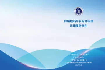 广东省律师协会GDBR：2024跨境电商平台综合治理法律服务指引