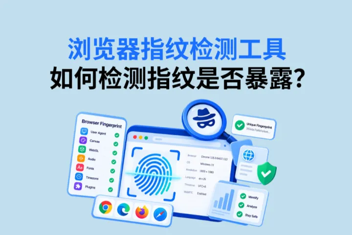 浏览器指纹检测工具有哪些？Canvas、WebGL、WebRTC 检测完整指南
