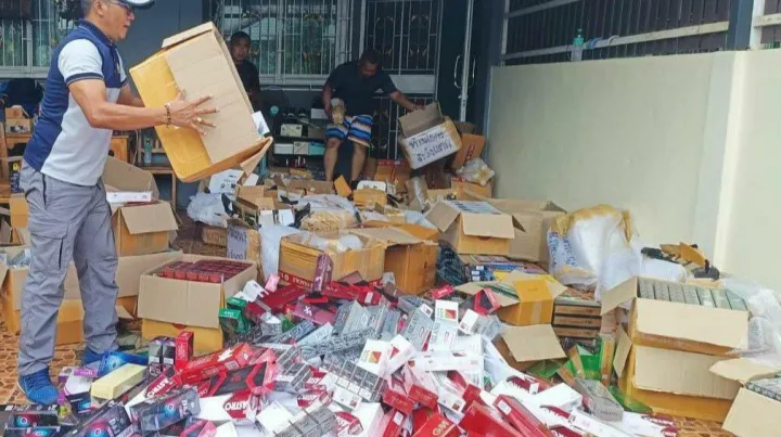缴获8700件烟酒，逃税金额超2500万铢，泰国重拳打击走私 | 行业爆料