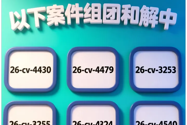 T-R-O以下案件组团和解中