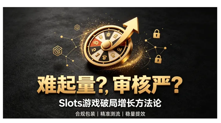 审核严苛、起量困难环境下，近期Slots游戏最强落地打法全攻略